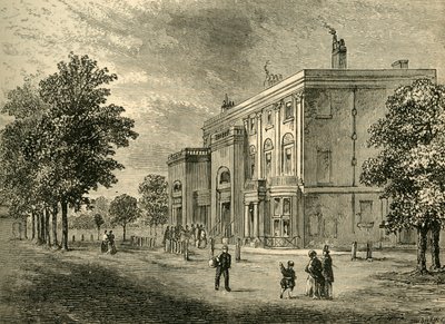 The Eyre Arms nel 1820 da Unbekannt