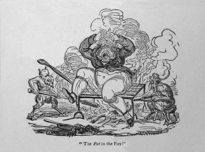 Il grasso nel fuoco!, c1820 da Unbekannt
