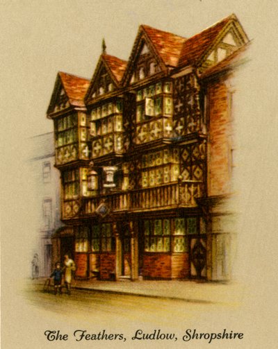 The Feathers, Ludlow, Shropshire, 1936 da Unbekannt