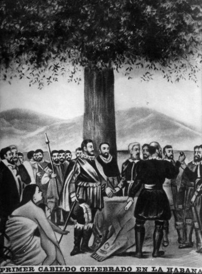 Il primo Cabildo, 1519 da Unbekannt