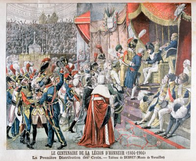 La prima distribuzione delle croci della Legion d