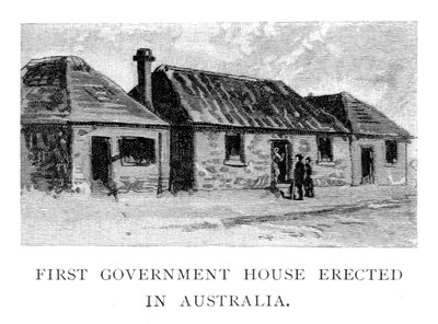 La Prima Casa del Governo, Sydney, Australia, 1886 da Unbekannt