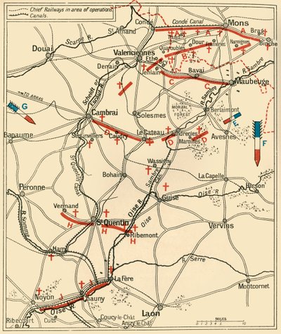 La prima fase della grande ritirata...1914, c1920 da Unbekannt