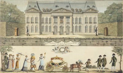I primi passi del Re di Roma al Castello di Meudon, XIX secolo da Unbekannt