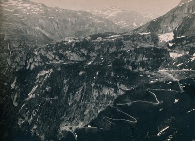 La valle di Flaam, verso Vatnehalsen da Unbekannt