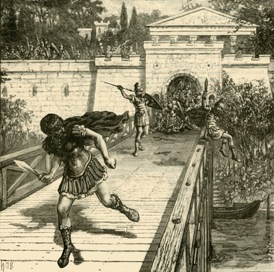 La fuga di Caio Gracco, 1890 da Unbekannt