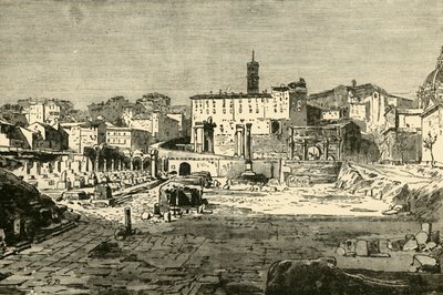 Il Foro a Roma, 1890 da Unbekannt