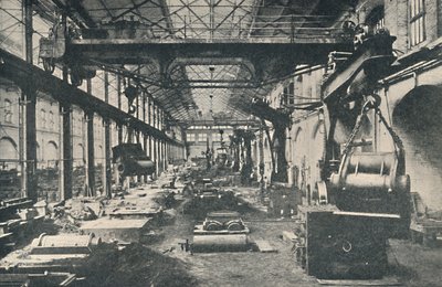 La fonderia presso gli stabilimenti di Swindon, c1917 da Unbekannt