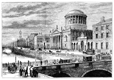 Le Quattro Corti, Dublino, Irlanda, 1900 da Unbekannt