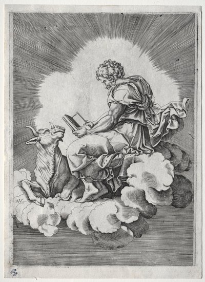 I quattro evangelisti: San Luca, c. 1518 da Unbekannt