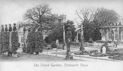 I giardini francesi, Chatsworth House, Derbyshire da Unbekannt