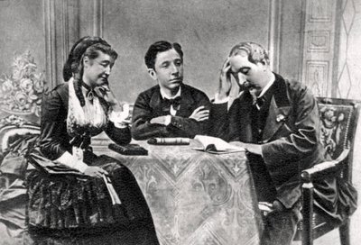 La famiglia imperiale francese in esilio, Chislehurst, Kent, 1871-1873 da Unbekannt