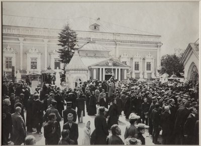 Il funerale di Anton Cechov al cimitero di Novodevichy, 22 luglio 1904 da Unbekannt