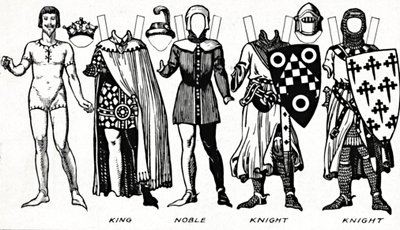 La Galleria del Costume Britannico: Abito indossato durante il regno del primo Edoardo, c1934 da Unbekannt