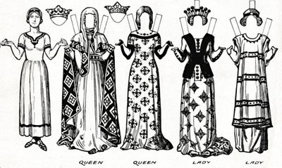La galleria del costume britannico: abito indossato durante il regno del primo Edoardo, c1934 da Unbekannt