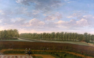 Il Giardino del Numero 10 di Downing Street, c1740 da Unbekannt