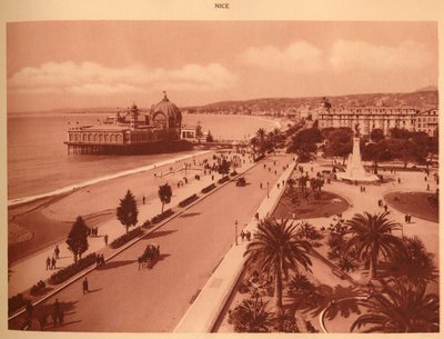 I Giardini e il Palazzo del Molo, Nizza, 1930 da Unbekannt