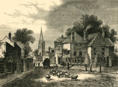La casa del cancello, Highgate, nel 1820, c1876 da Unbekannt