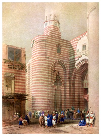 La porta di El Metwalli, Il Cairo, Egitto, c1829 da Unbekannt