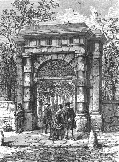 Il portale di St Giless, 1897 da Unbekannt
