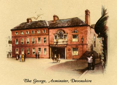 The George, Axminster, Devonshire, 1936 da Unbekannt