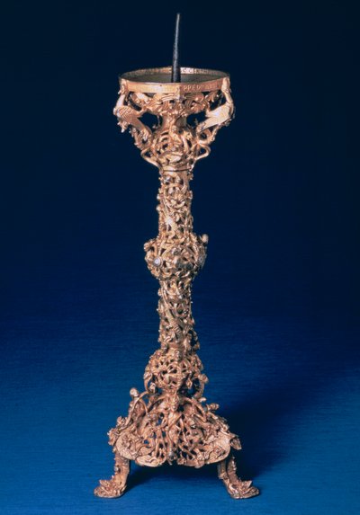 Il Candelabro di Gloucester, metallo dorato, inglese, XII secolo da Unbekannt