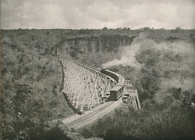 La Gola di Gokteik e il Ponte Ferroviario, 1900 da Unbekannt