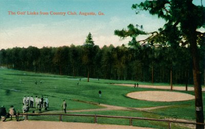 Il campo da golf dal Country Club, Augusta, Georgia, c1910 da Unbekannt