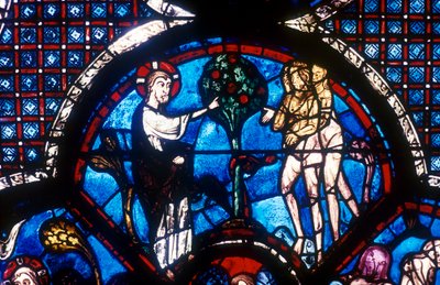 La finestra del Buon Samaritano, Cattedrale di Chartres, Francia, XIII secolo da Unbekannt