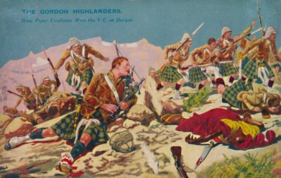 I Gordon Highlanders. Come Piper Findlater vinse la V.C. a Dargai, 1897, 1939 da Unbekannt