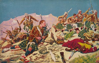 Gli Highlanders di Gordon. Come il piper Findlater ha vinto la V.C. a Dargai, 1897, 1939 da Unbekannt