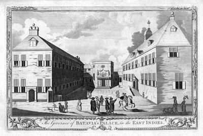 Il Palazzo del Governatore di Batavia, nelle Indie Orientali, c1750 da Unbekannt