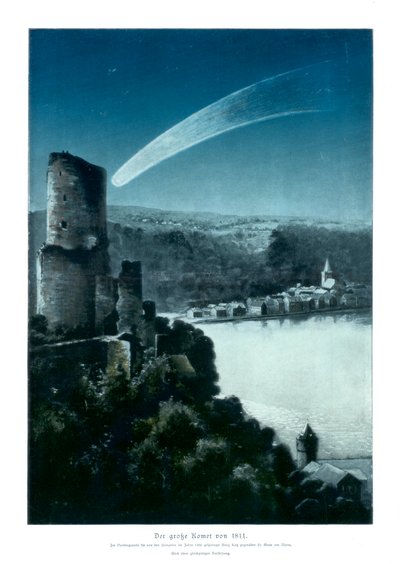 La Grande Cometa del 1811 da Unbekannt
