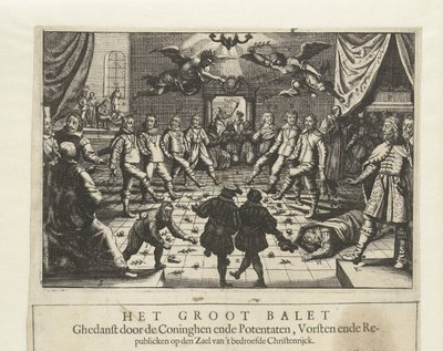 Il grande balletto della guerra europea, c. 1643 da Unbekannt