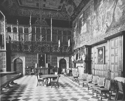 La Grande Sala, Hatfield House, Hatfield, Hertfordshire, 1894 da Unbekannt
