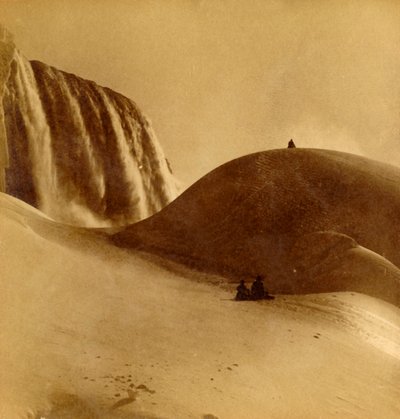 La grande montagna di ghiaccio, Niagara, USA, c. 1900 da Unbekannt