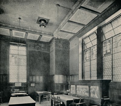 La sala da pranzo verde al South Kensington Museum, c1870 da Unbekannt