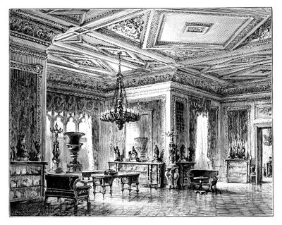 La Sala Verde, Castello di Windsor, c1888 da Unbekannt