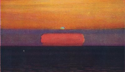 Il lampo verde al tramonto, il colore prismatico più raro rifratto dall