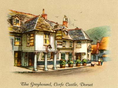 Il levriero, Corfe Castle, Dorset da Unbekannt
