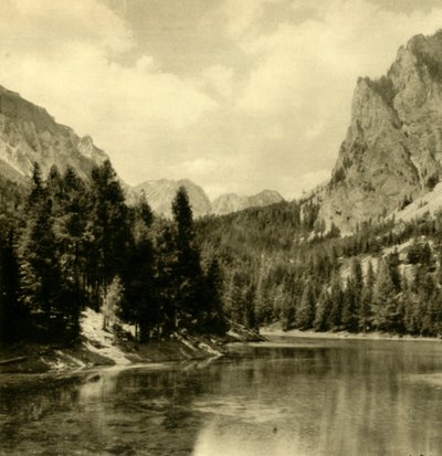 Il Grüner See, Stiria, Austria, c1935 da Unbekannt