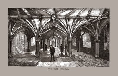 La cripta della Guild-Hall da Unbekannt