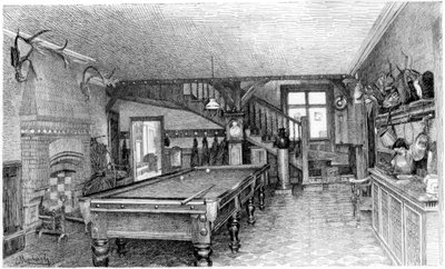 La Sala a Silverbeck, c1880-1882 da Unbekannt