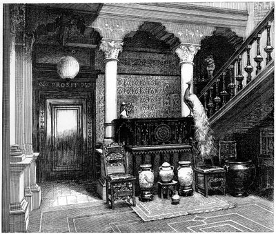 La sala, c1880-1882 da Unbekannt
