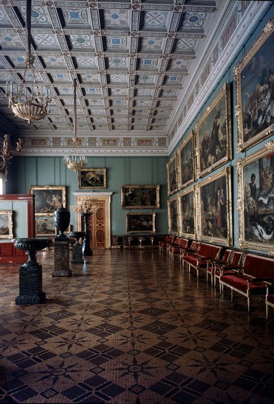 La sala dei dipinti fiamminghi all