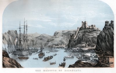 Il porto di Balaklava, Guerra di Crimea, c1854 c1860 da Unbekannt