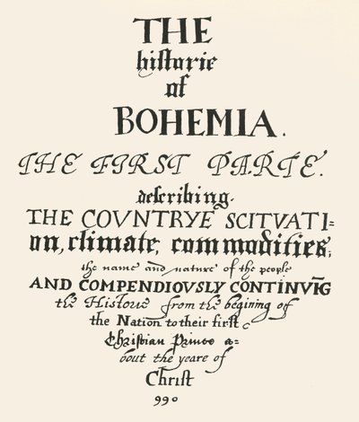 La storia della Boemia da Unbekannt