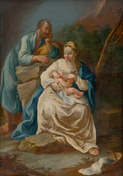 La Sacra Famiglia da Unbekannt