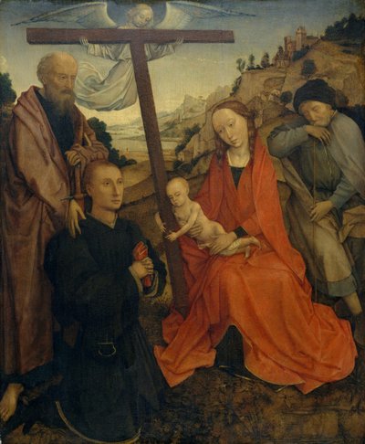 La Sacra Famiglia con San Paolo e un Donatore da Unbekannt