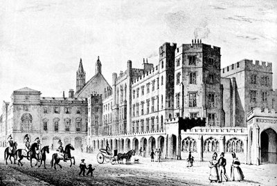 La Camera dei Lord e la Camera dei Comuni, Westminster, inizio XIX secolo c1905 da Unbekannt